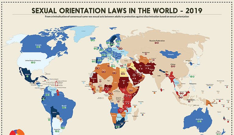 Learn about the criminalization of sexual orientation around the world.
